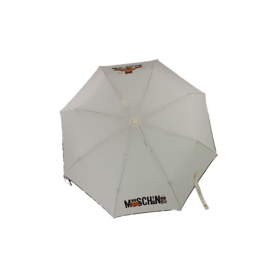 Hot Parapluie Couleur Ivoire Pliant Moschino Teddy Bear