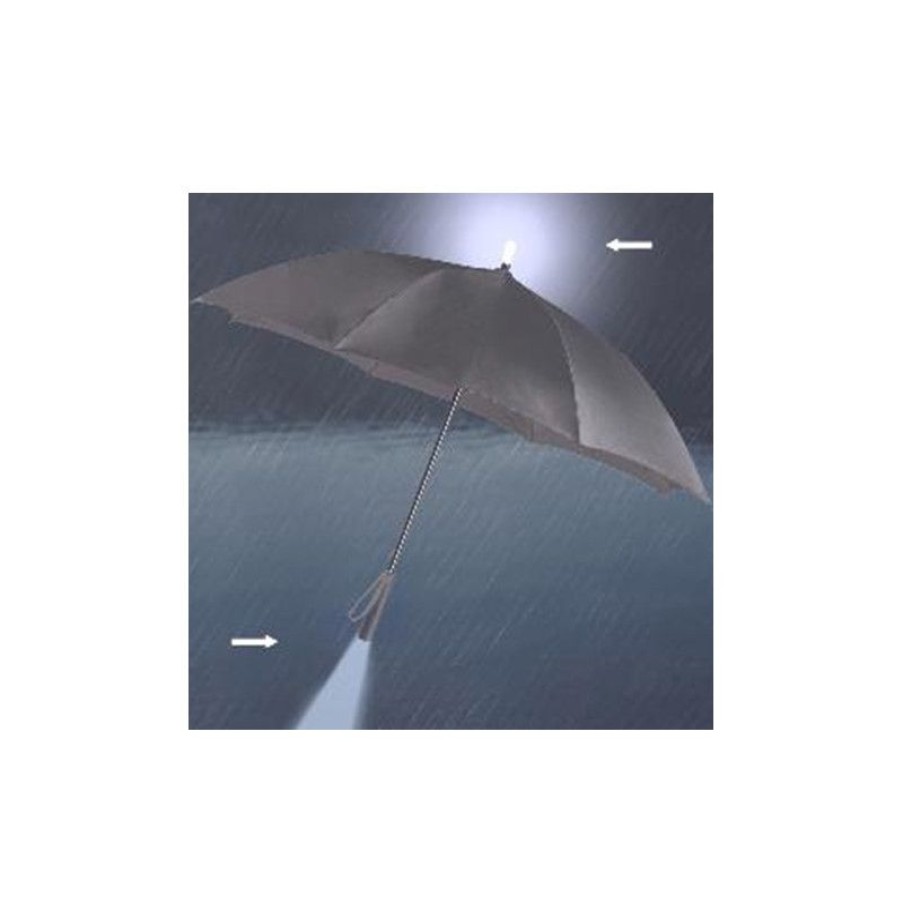 Online Grand Parapluie Noir Avec Clairage