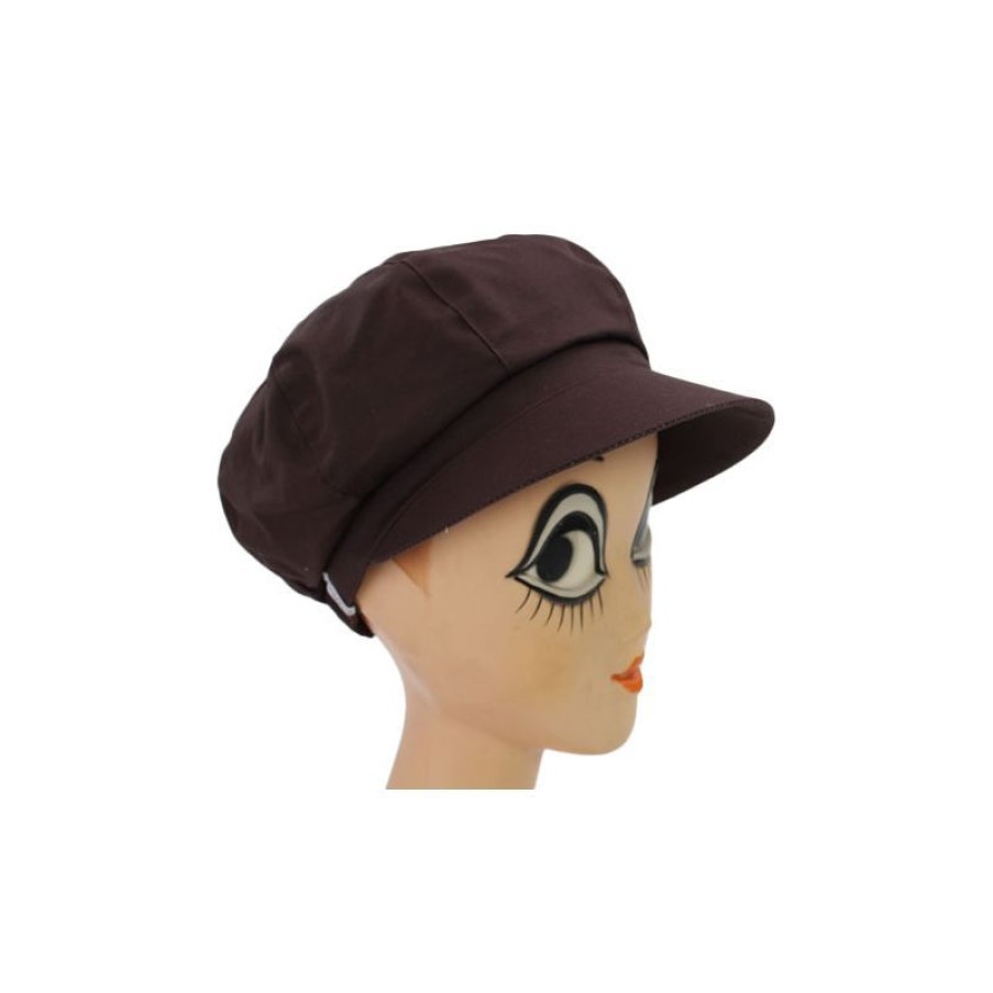 Hot Casquette De Pluie Marron Chocolat Pour Femme