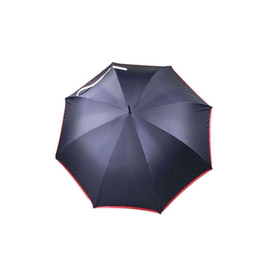 Online Parapluie Canne Bleu Marine Liser Rouge Le Parapluie Franu00E7Ais