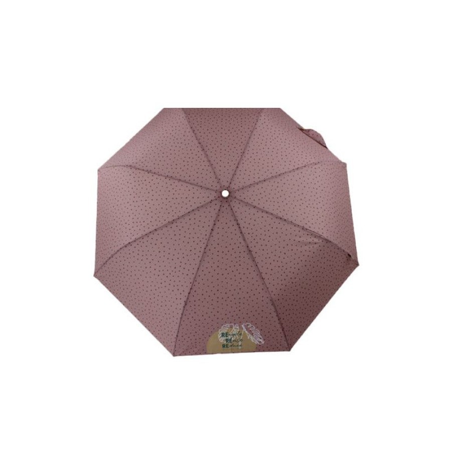 Online Petit Parapluie Pliable Cologique Rose A Pois