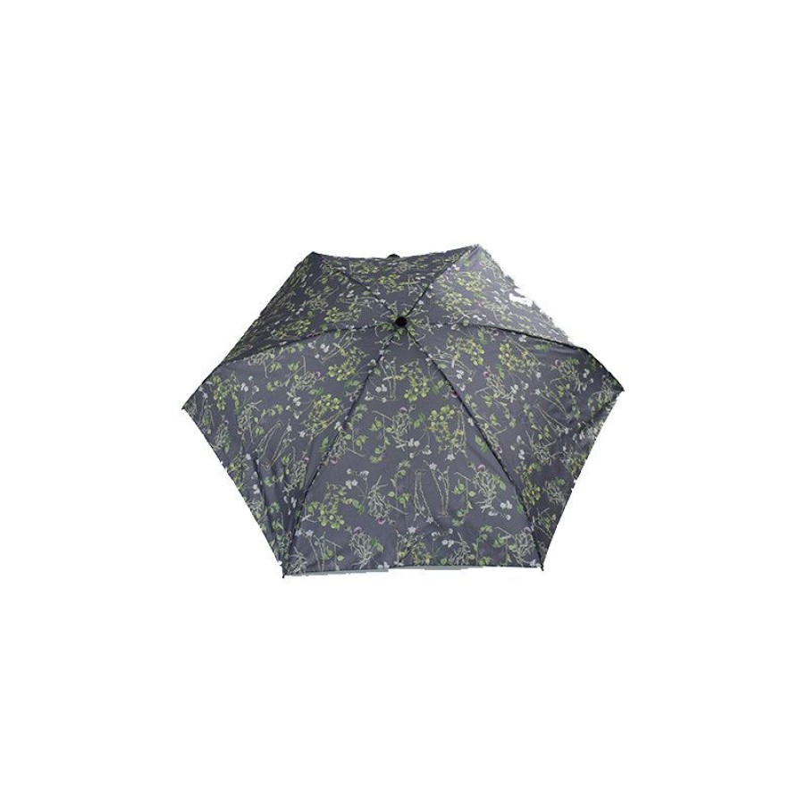 Hot Mini Parapluie Pierre Cardin Gris Motif Fleuri