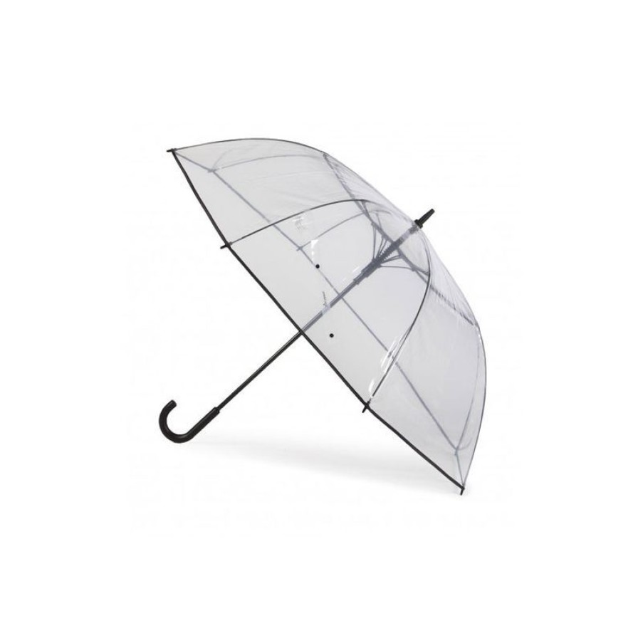 Online Grand Parapluie Golf Transparent Poigne Courbe