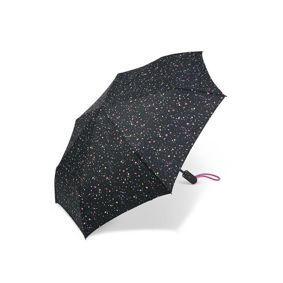 New Parapluie Pliant Esprit Noir Pluie De Couleurs