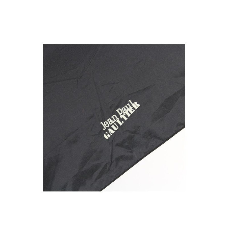 New Parapluie Micro Plat Pliant Noir Jean Paul Gaultier