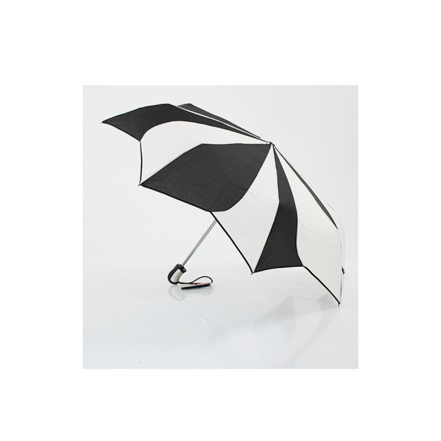 Online Parapluie Blanc Et Noir Pliant Sunflower Pierre Cardin