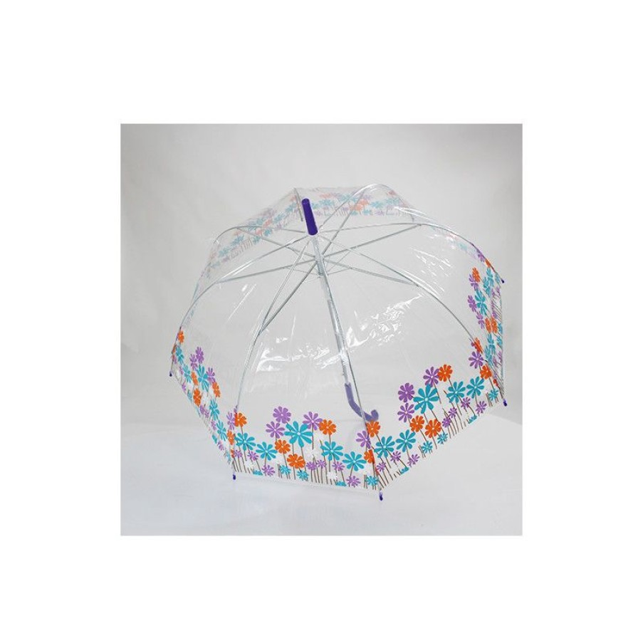 Wholesale Parapluie Cloche Transparent Fleurs Dt