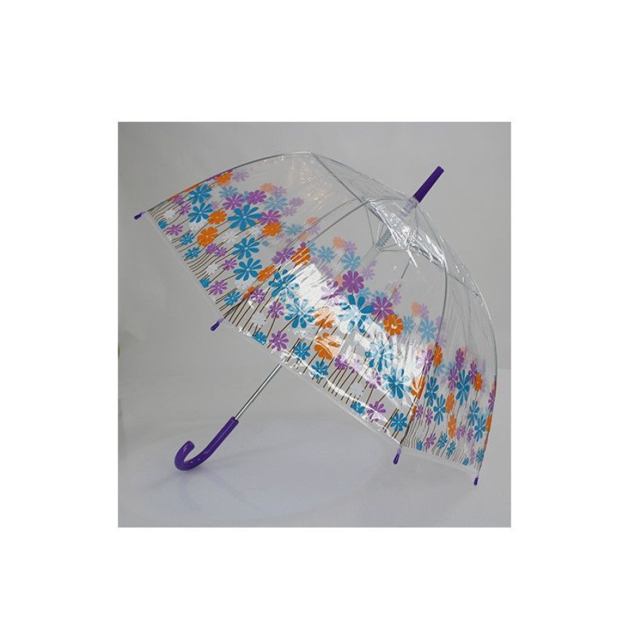 Wholesale Parapluie Cloche Transparent Fleurs Dt