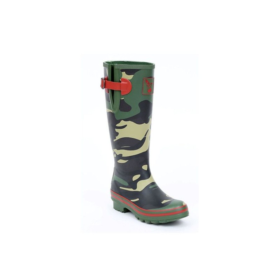 Hot Botte De Pluie Femme Camouflage