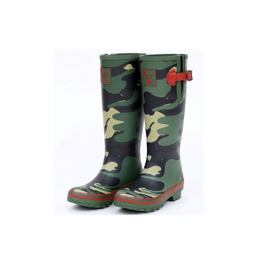 Hot Botte De Pluie Femme Camouflage