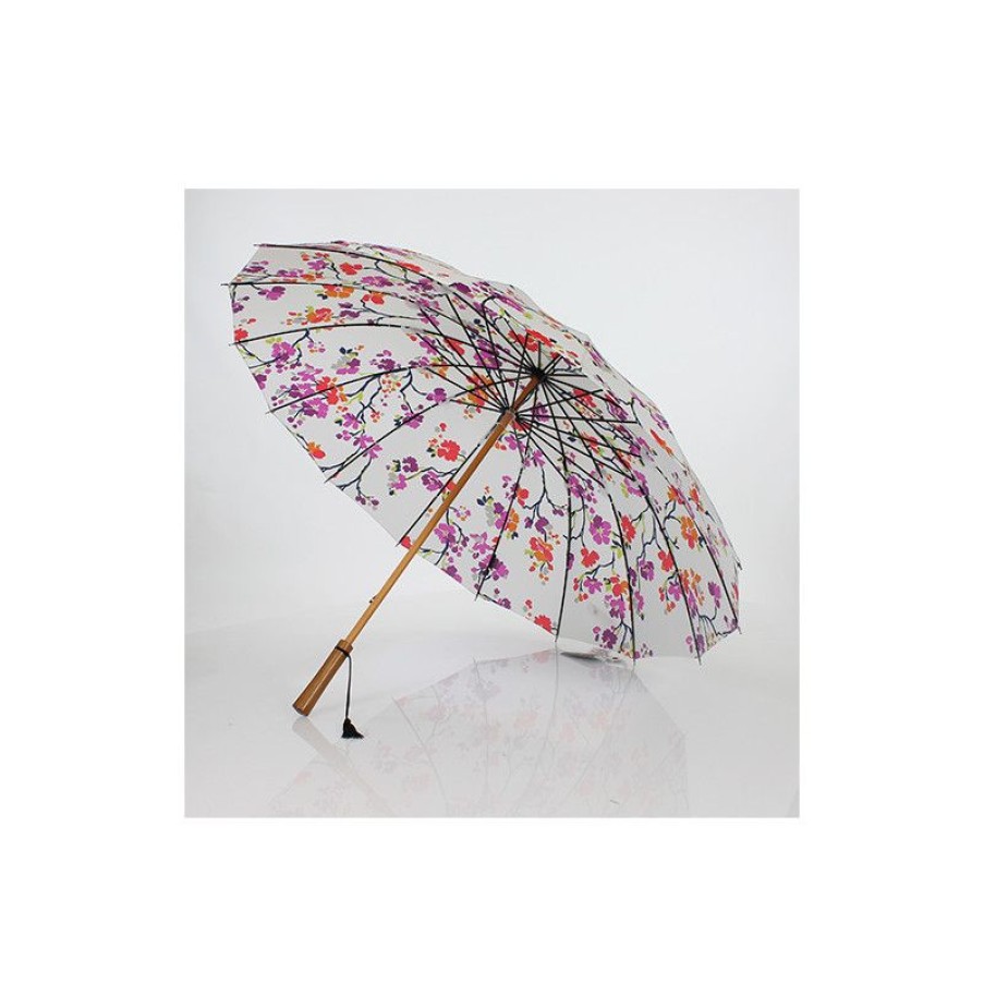 Wholesale Grand Parapluie Fleurs 16 Baleines