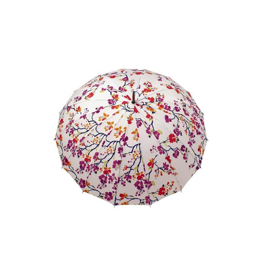 Wholesale Grand Parapluie Fleurs 16 Baleines