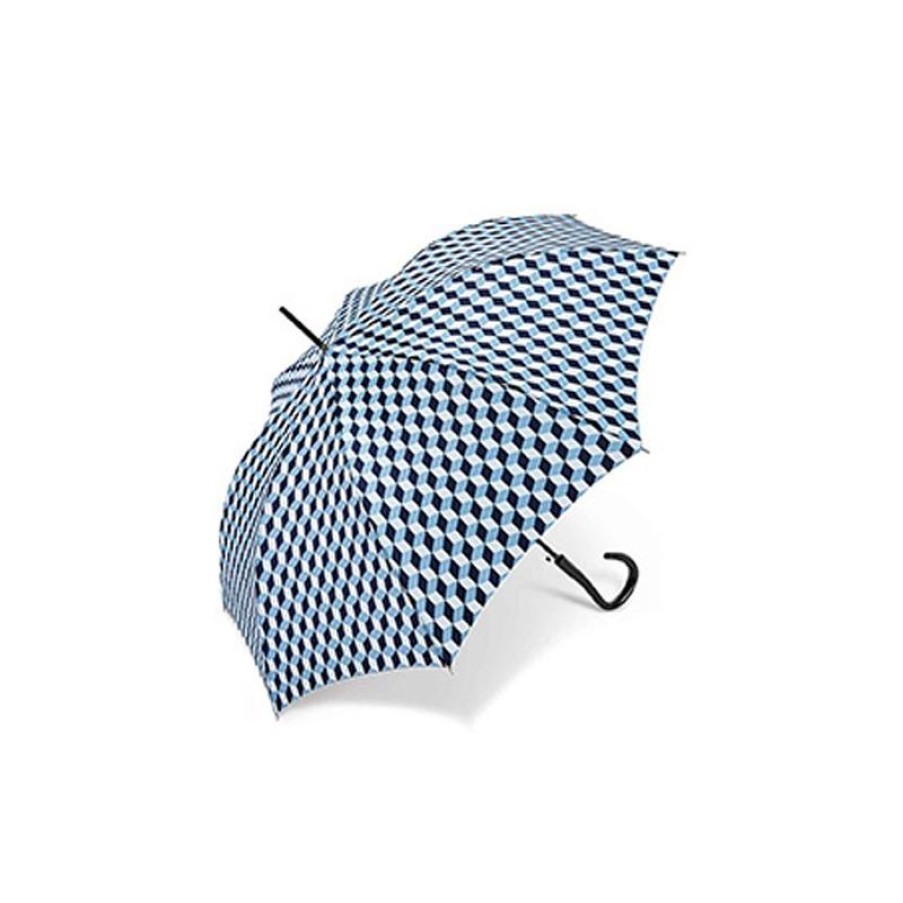 Online Grand Parapluie Cardin Gomtrie En Bleu