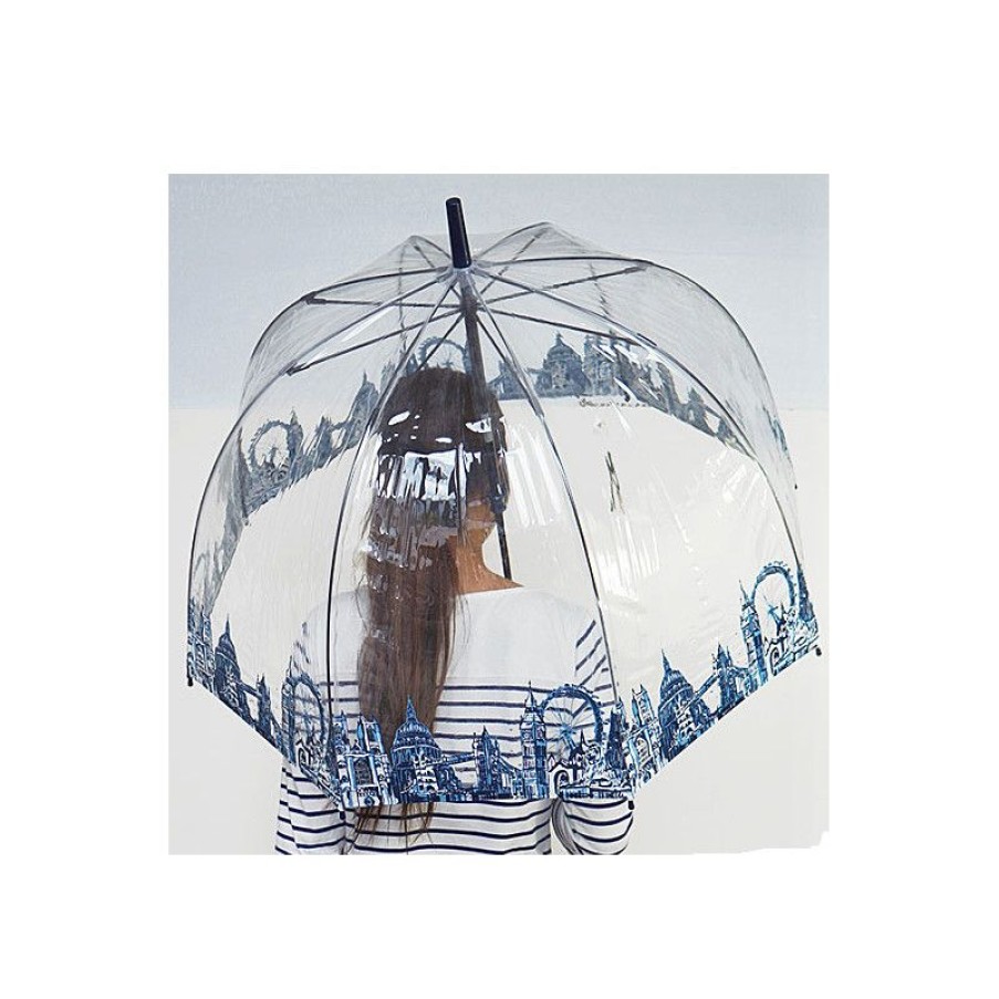 Clearance Parapluie Transparent Cloche London Par Fulton