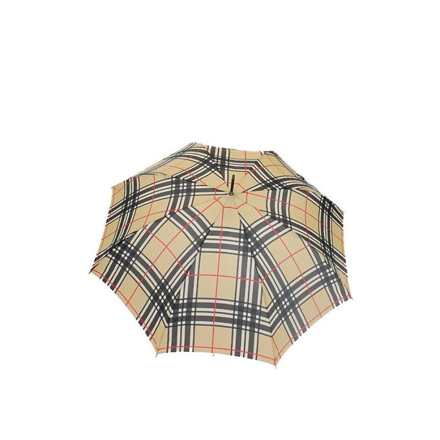 Hot Parapluie Femme Cossais Beige