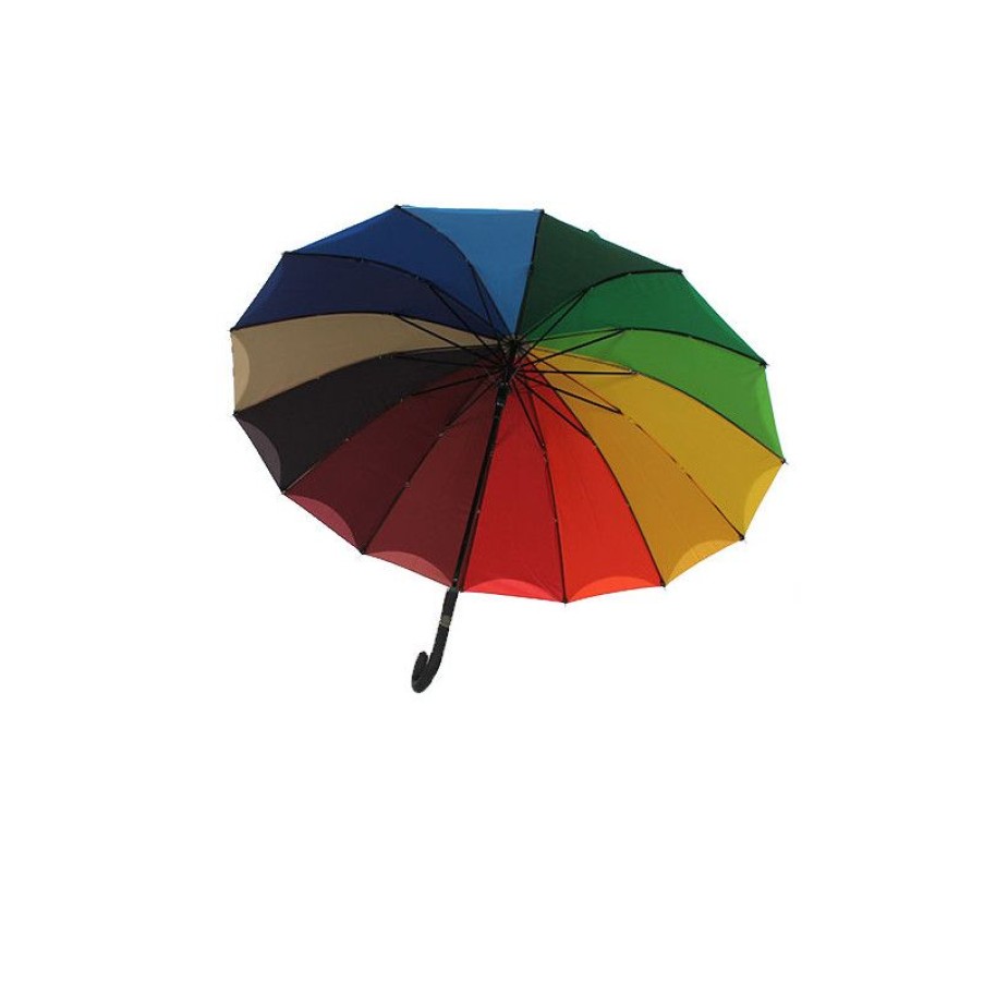 Wholesale Parapluie Long Doubl Arc En Ciel