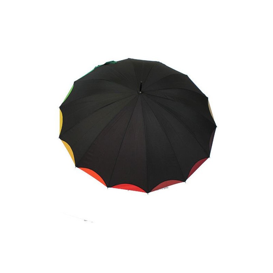 Wholesale Parapluie Long Doubl Arc En Ciel