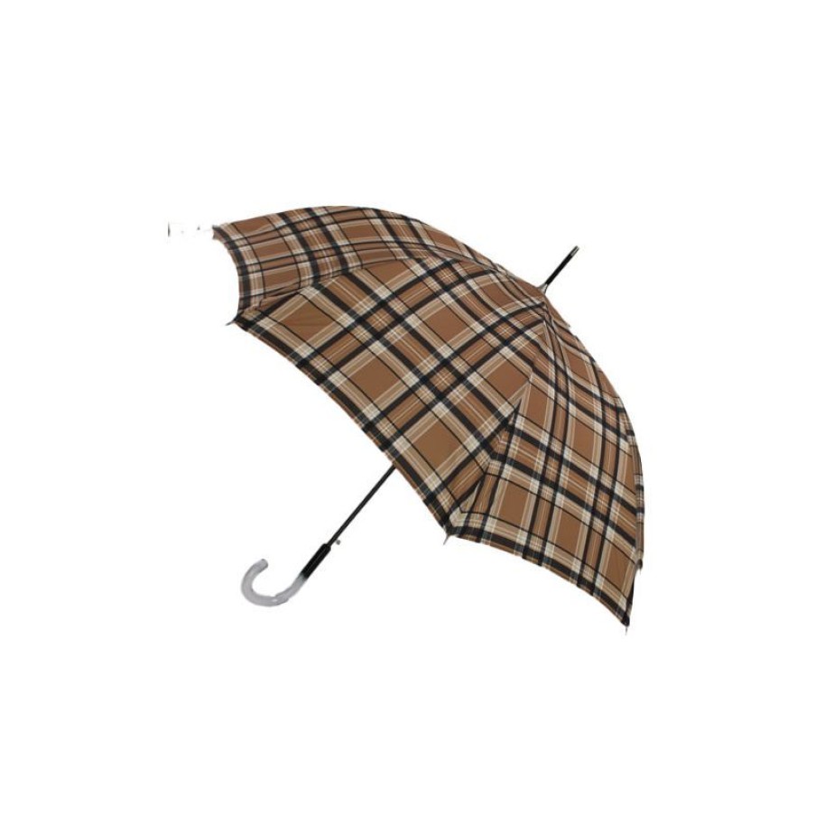 New Parapluie Canne Franu00E7Ais Cossais Noir Et Beige