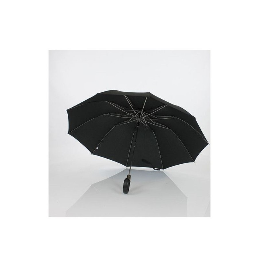 Best Parapluie Pliant Noir Poigne Cuir Vritable