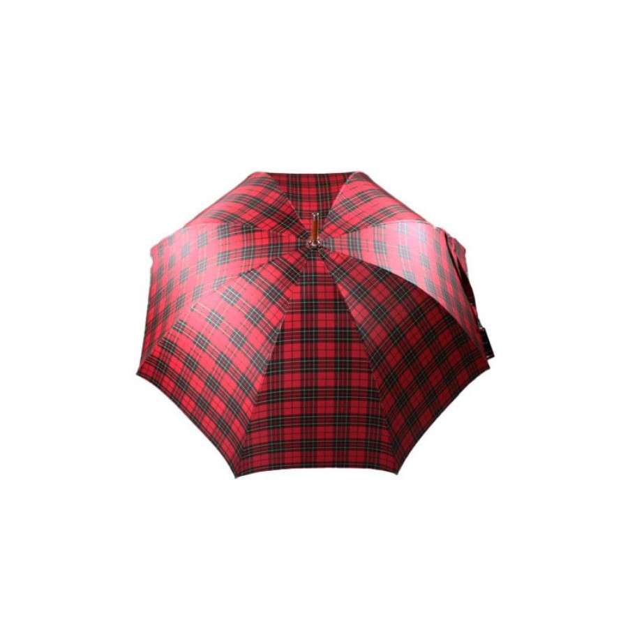 Hot Parapluie Canne Cossais Rouge Fabrication Franu00E7Aise