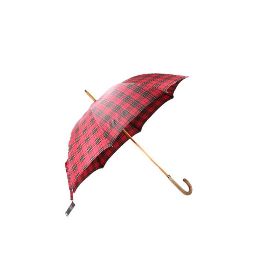 Hot Parapluie Canne Cossais Rouge Fabrication Franu00E7Aise