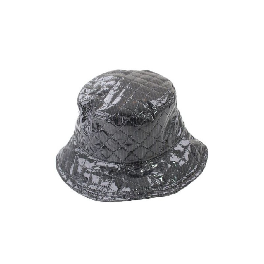 Clearance Chapeau De Pluie Femme Motif Tartan Noir