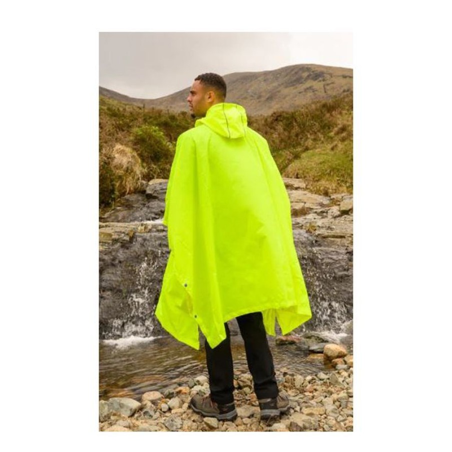 New Poncho Jaune Fluo Anti Pluie