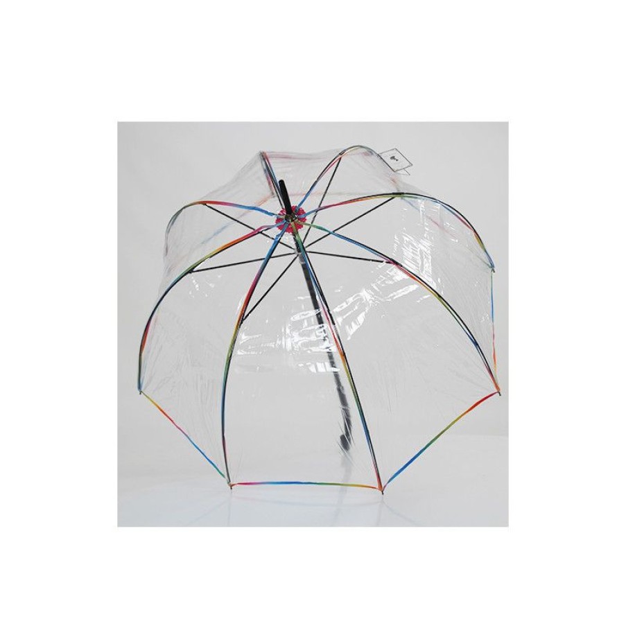 Hot Parapluie Transparent Cloche Baleines Ganses Multicolores