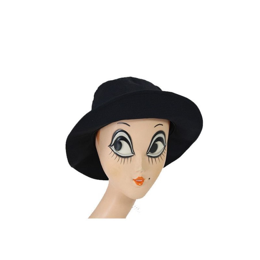 Clearance Chapeau De Pluie Noir Mat Pour Femme