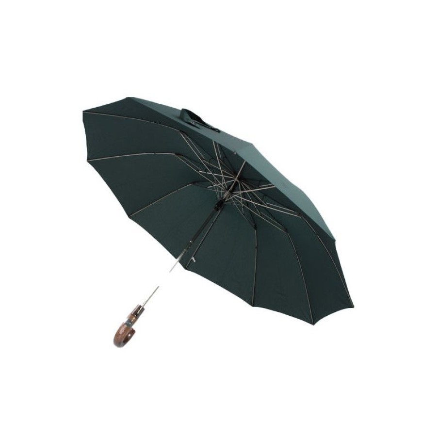 New Parapluie Pliant Vert Anglais Fabriqu En France