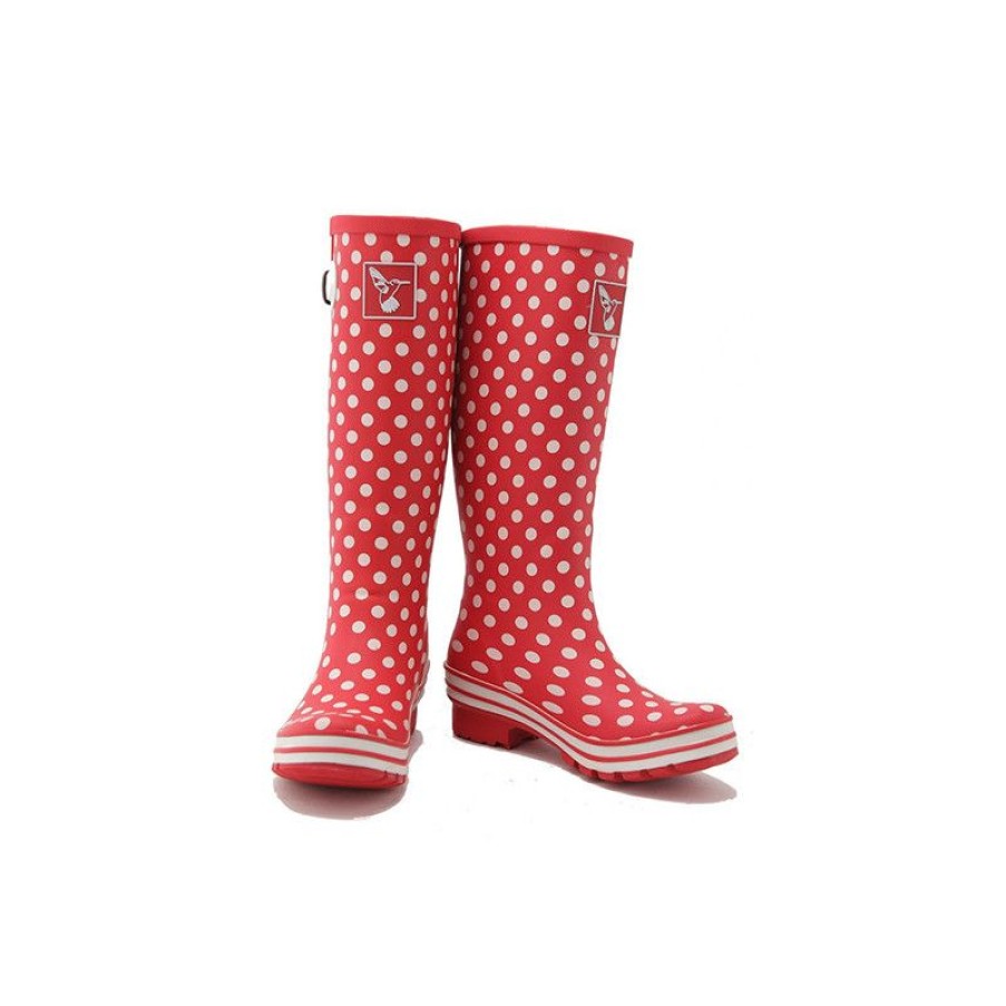 Online Botte De Pluie Polka Rouge