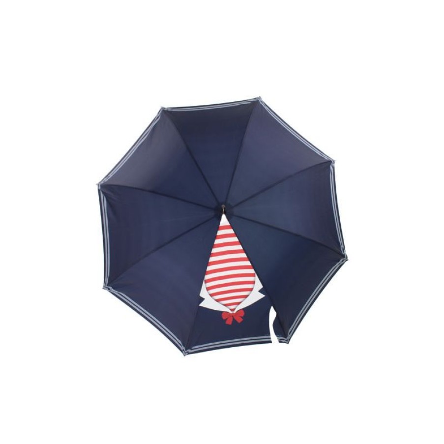 Hot Parapluie Canne Bleu Marine Matelote