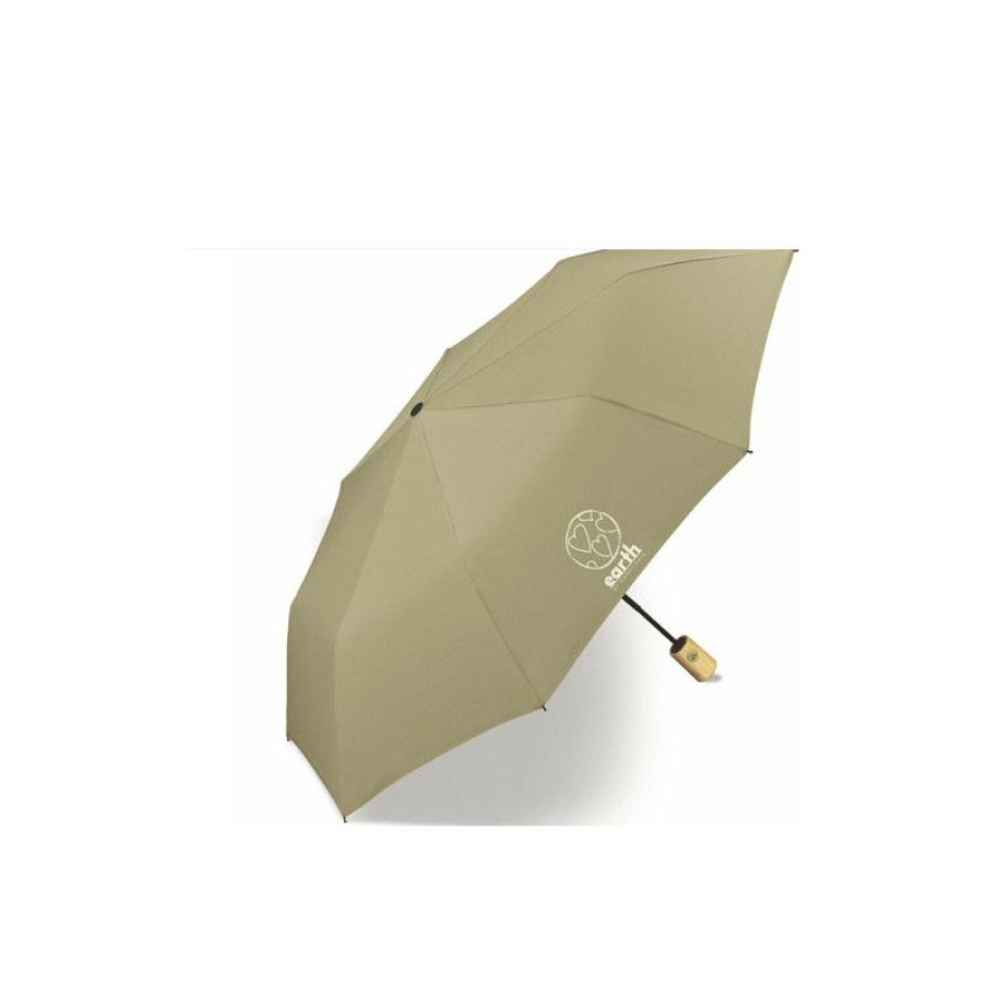 Hot Parapluie Pliable Cologique Beige Ouverture Automatique