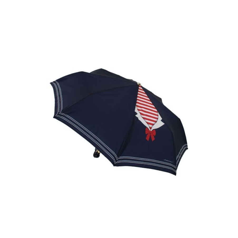 Online Parapluie Pliant Bleu Marine Matelote