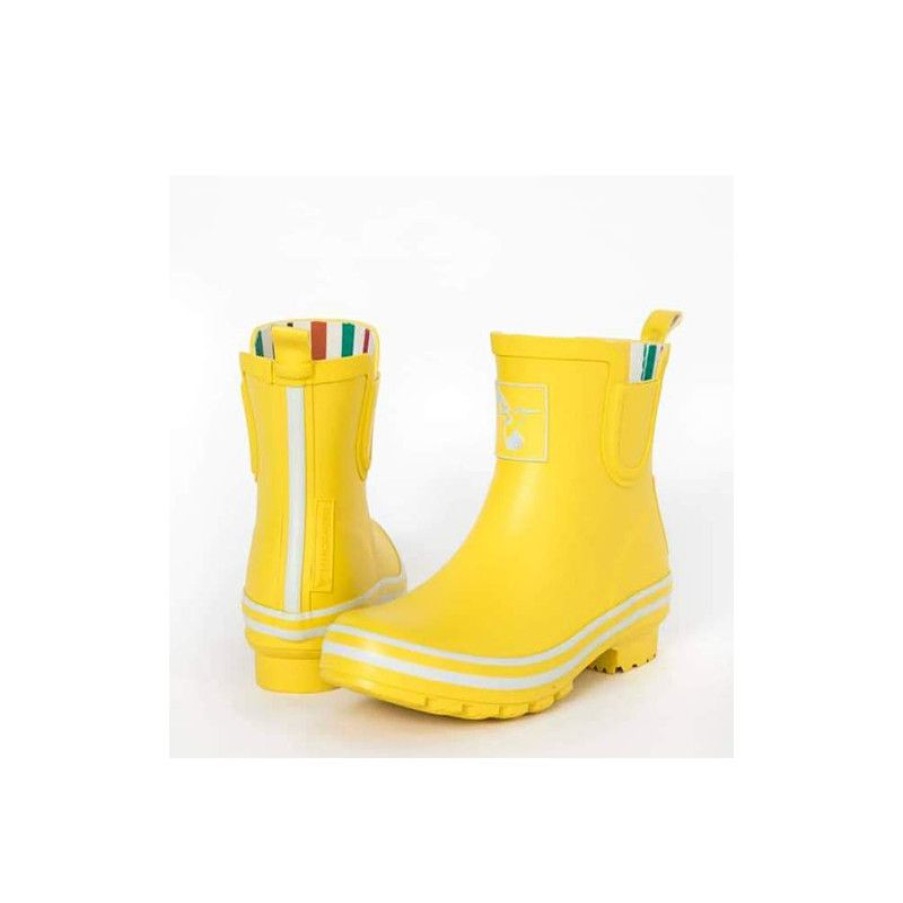 New Boots De Pluie Jaunes