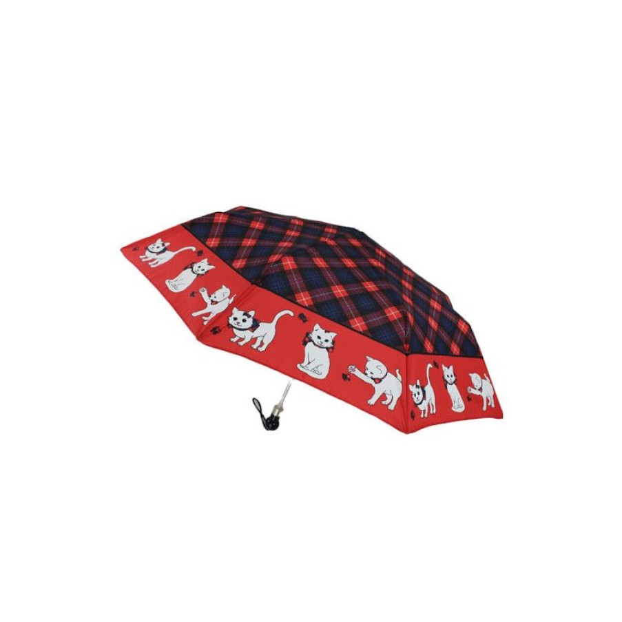 Hot Parapluie Pliant Chats Cossais Rouge