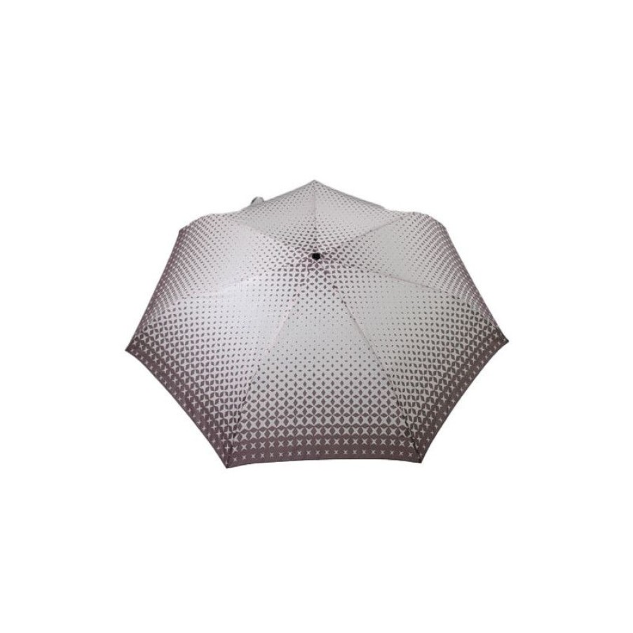 Hot Parapluie Pliant Motif Design Taupe Gomtrique Pierre Cardin