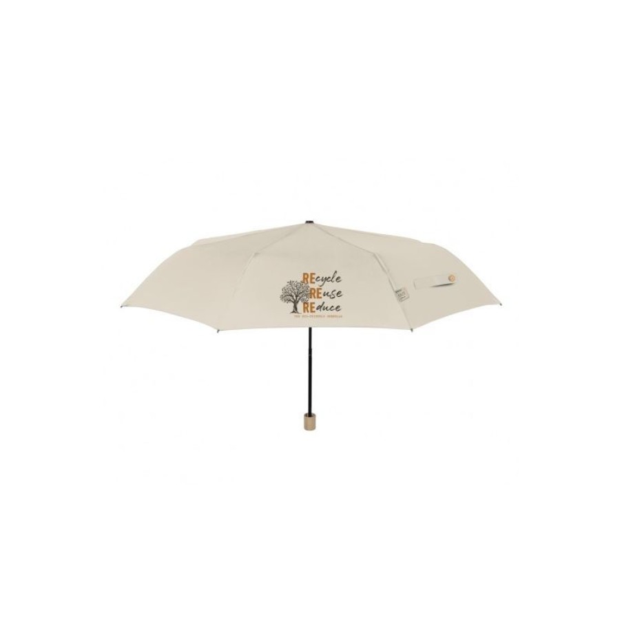 New Petit Parapluie Pliable Cologique Beige