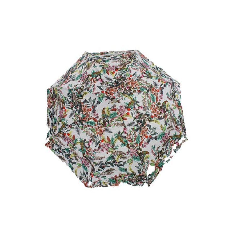 Clearance Parapluie Blanc Pliant De Luxe Jungle Tropicale