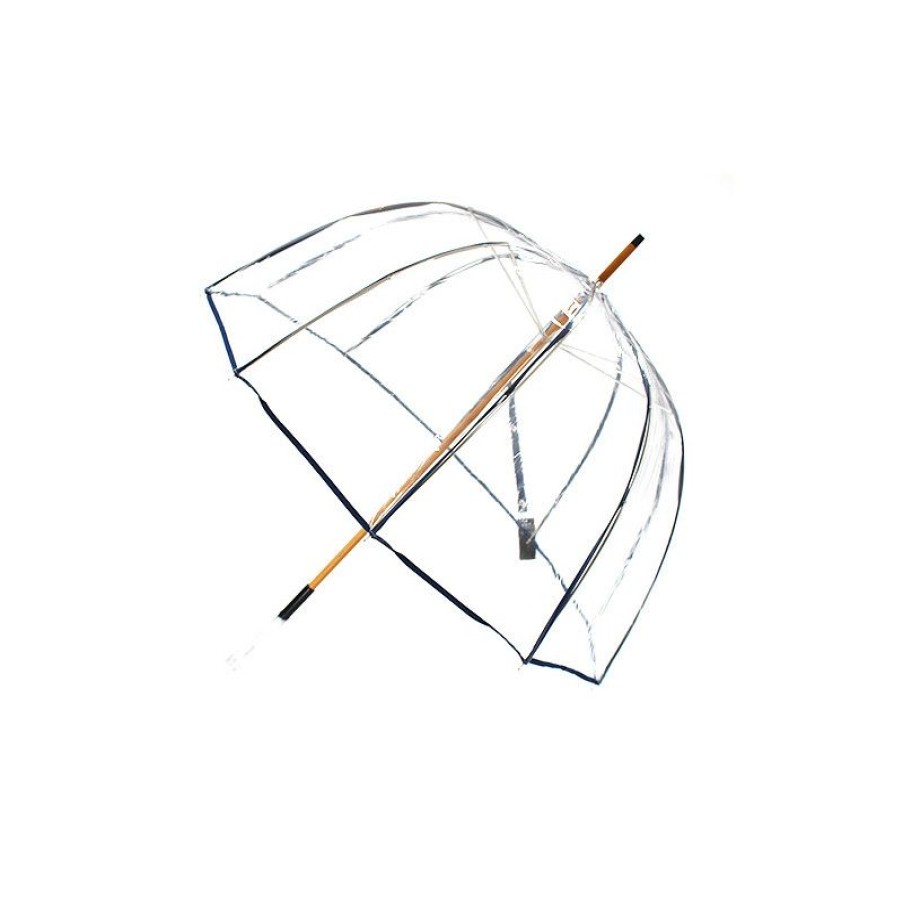 Best Parapluie Transparent Cloche Made In France Ganse Bleue