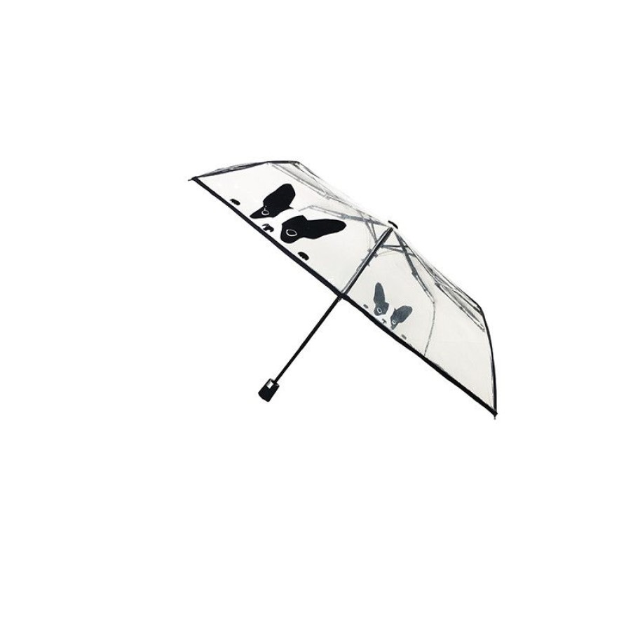 Online Petit Parapluie Pliant Transparent Chien