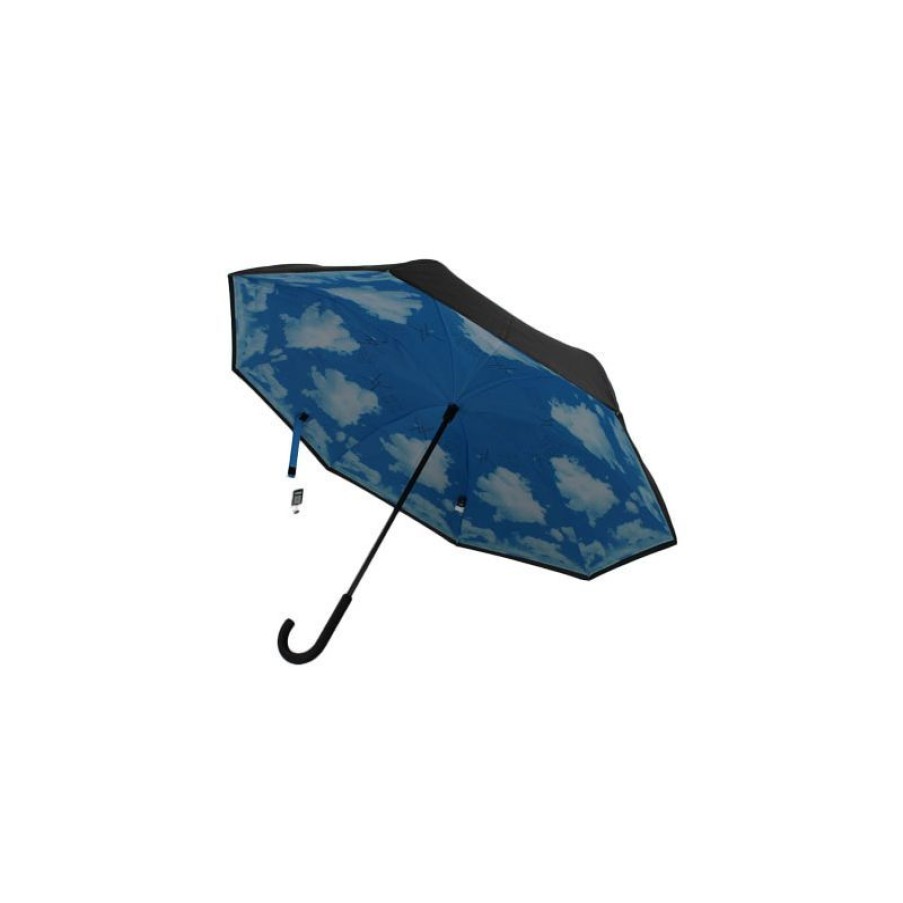 New Parapluie Invers Ciel Bleu