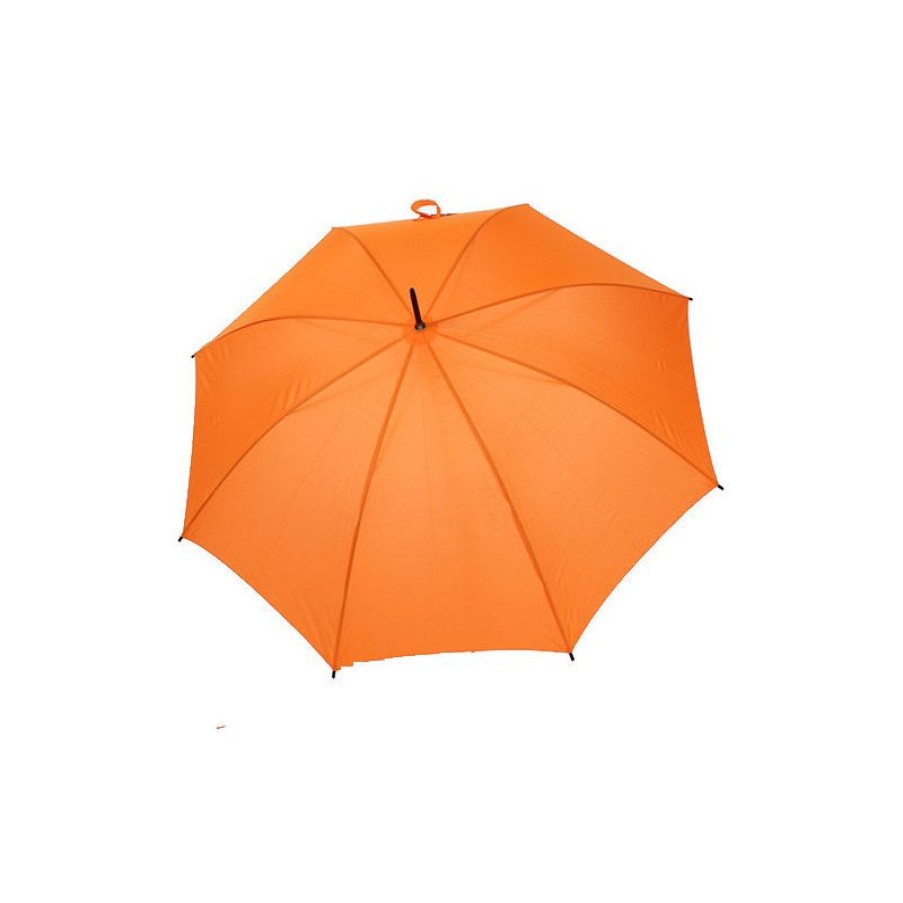 Clearance Parapluie Droit Orange Petit Prix