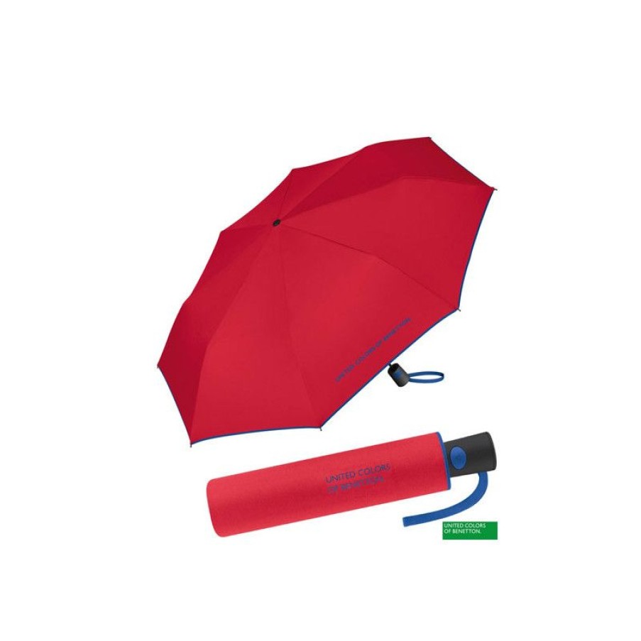 Hot Parapluie Pliant Rouge Benetton