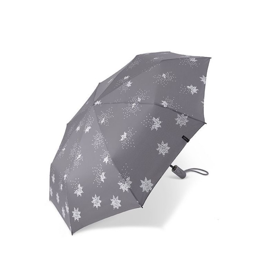 Best Parapluie Pliant Esprit Gris Toiles Argents