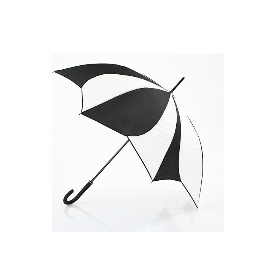 Clearance Parapluie Original Pierre Cardin Sunflowers Blanc Et Noir