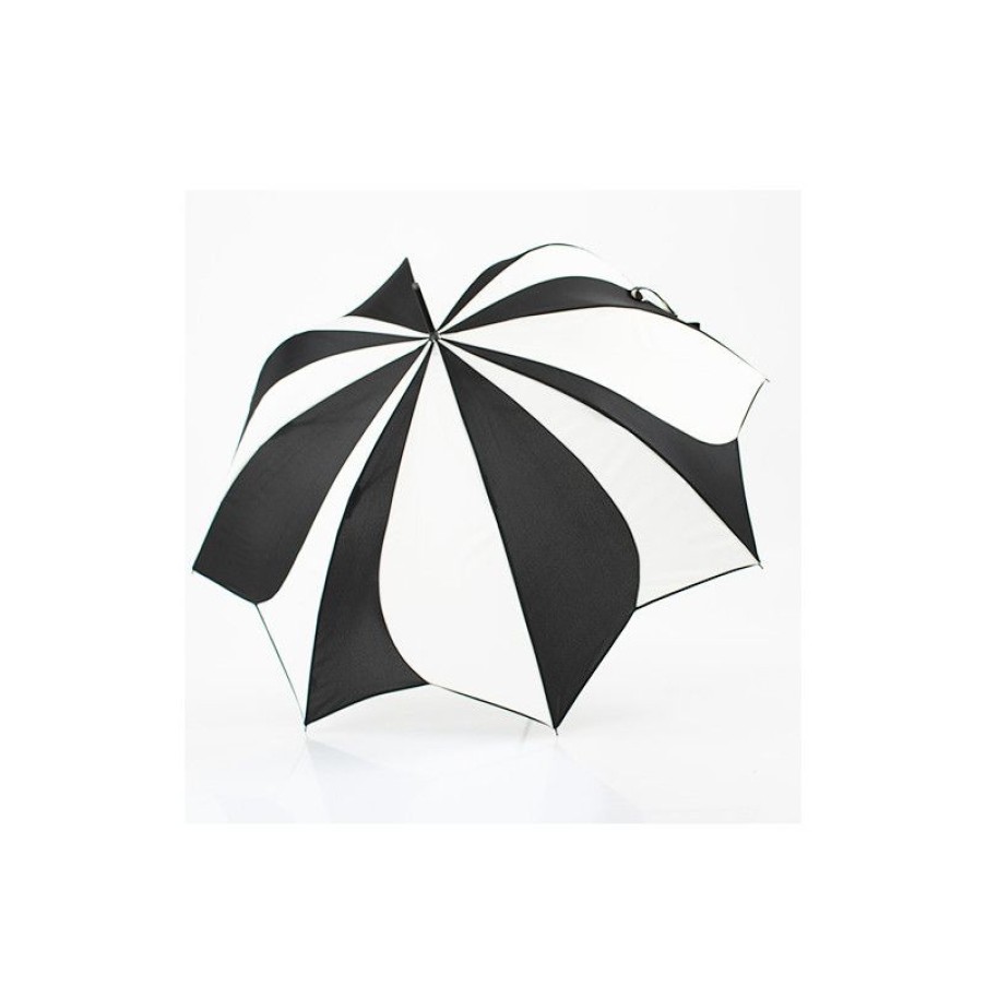 Clearance Parapluie Original Pierre Cardin Sunflowers Blanc Et Noir