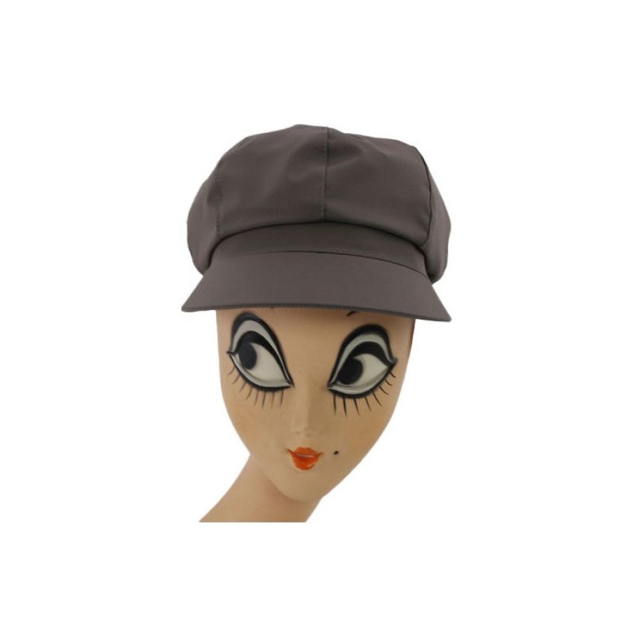 New Casquette De Pluie Femme Couleur Taupe