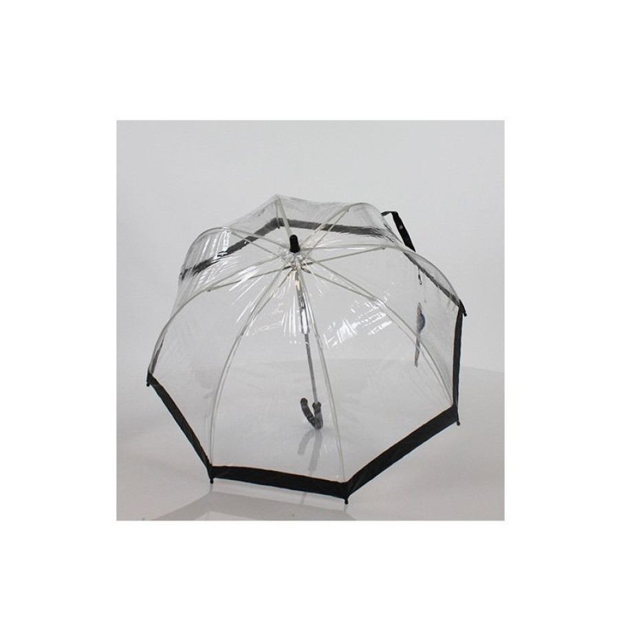 Wholesale Parapluie Transparent Enfant Liser Noir