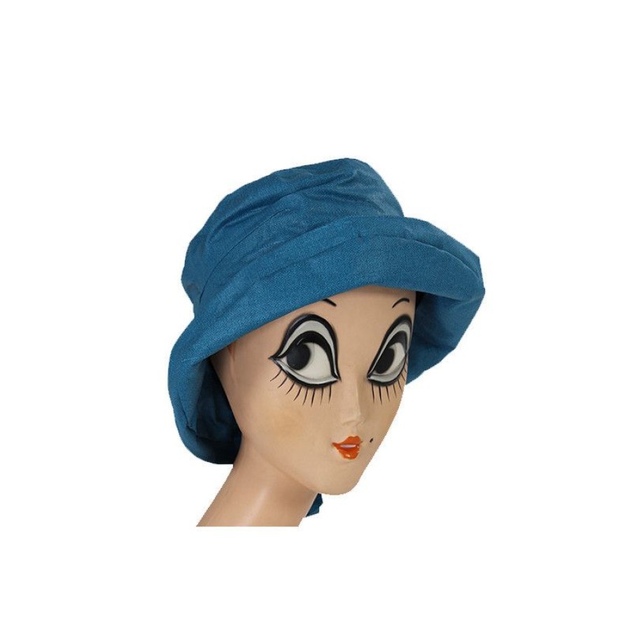 Clearance Chapeau De Pluie Femme Bleu Piscine